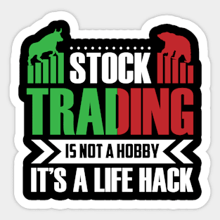 Stock Trading Is The Way To Assets Sticker